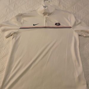 UGA Georgia Bulldogs On-Field Nike Polo size Large